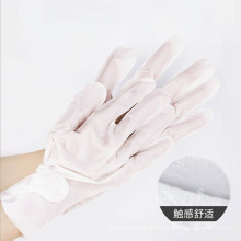 Custom hand spa mask OEM moisturizing smoothing goat milk collagen glove sheet hand mask